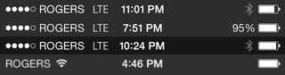 Status bar example 1 Status bar example 1