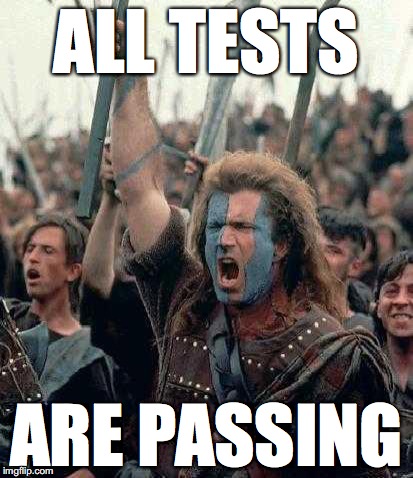 All tests pass All tests pass